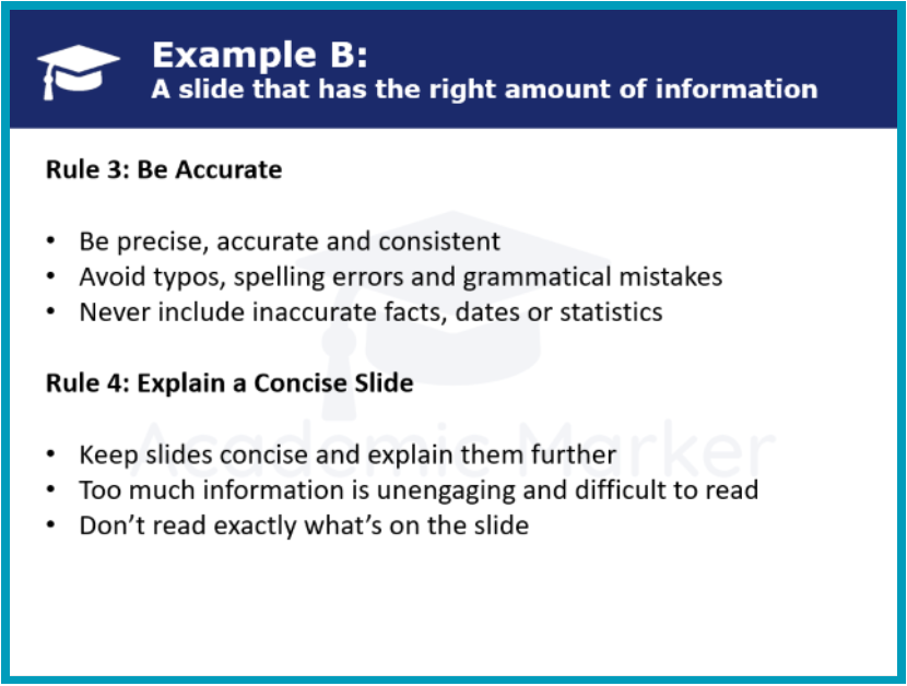 what is effective when used appropriately in a slide presentation