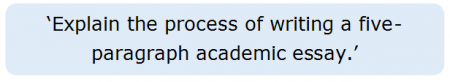 About Essay Types 3.7 Process Question