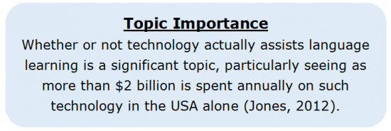 About Introductory Paragraphs 2.5 Topic Importance