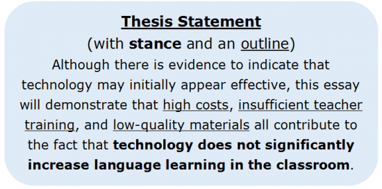 About Introductory Paragraphs 2.8 Thesis Statement with Stance and Outline About Introductory Paragraphs 2.8 Thesis Statement with Stance and Outline