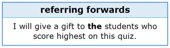 Articles 2.3 Referring Forwards Articles 2.3 Referring Forwards