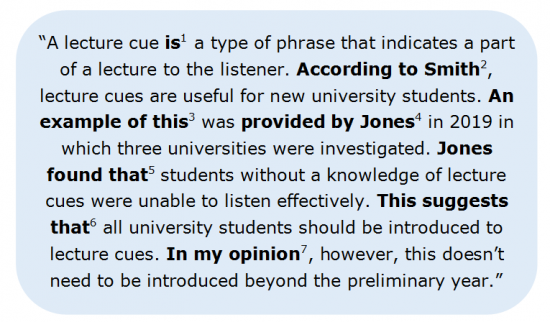 Listening for Lecture Cues 3.1 Informative Cues Example Listening for Lecture Cues 3.1 Informative Cues Example