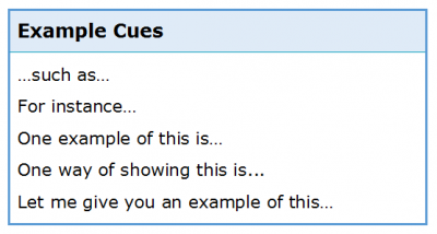 Listening for Lecture Cues 3.4 Example Cues Listening for Lecture Cues 3.4 Example Cues