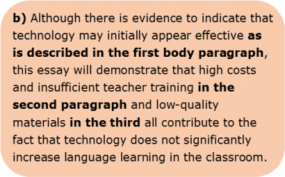 Outlines 2.2 Thesis Statement B Too Explicit