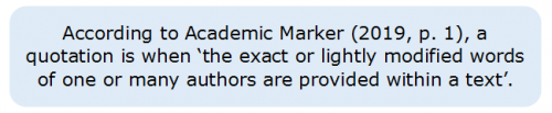 Quoting 2.1 Defining a Concept Quoting 2.1 Defining a Concept