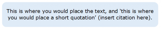 Quoting 2.4 Short Quotations Quoting 2.4 Short Quotations