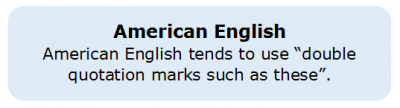Quoting 2.6 American English