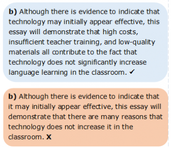 Thesis Statements 3.4 Unspecific Example B Thesis Statements 3.4 Unspecific Example B